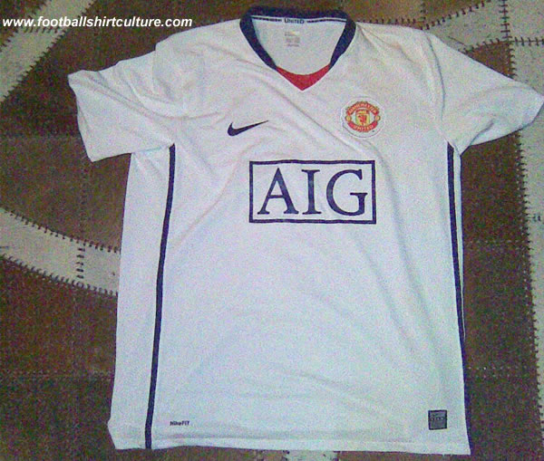 Manchester United 08/09 Nike away shirt leaked?